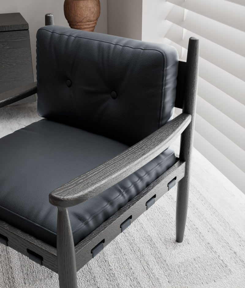 Fotoliu modern cu un singur braț pentru agrement