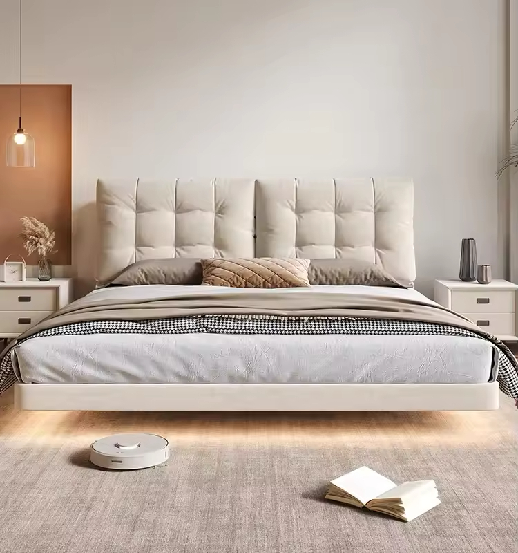 king size floating bed frame