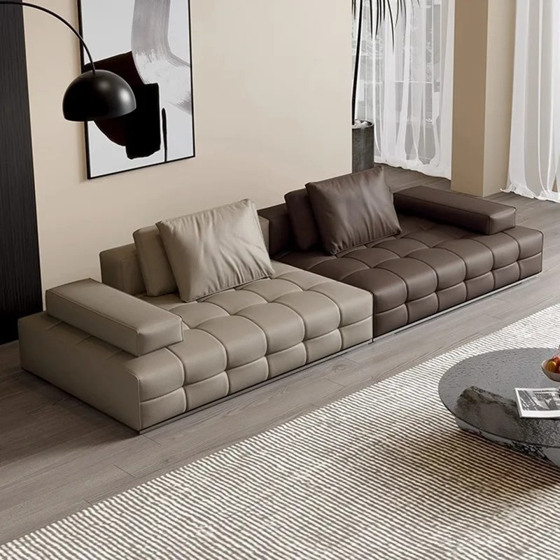leather couch set living room sofa
