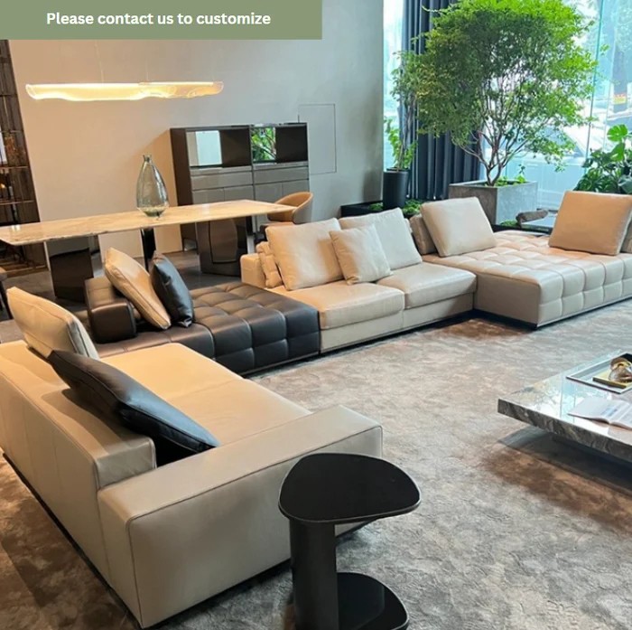 luxury leather sofa