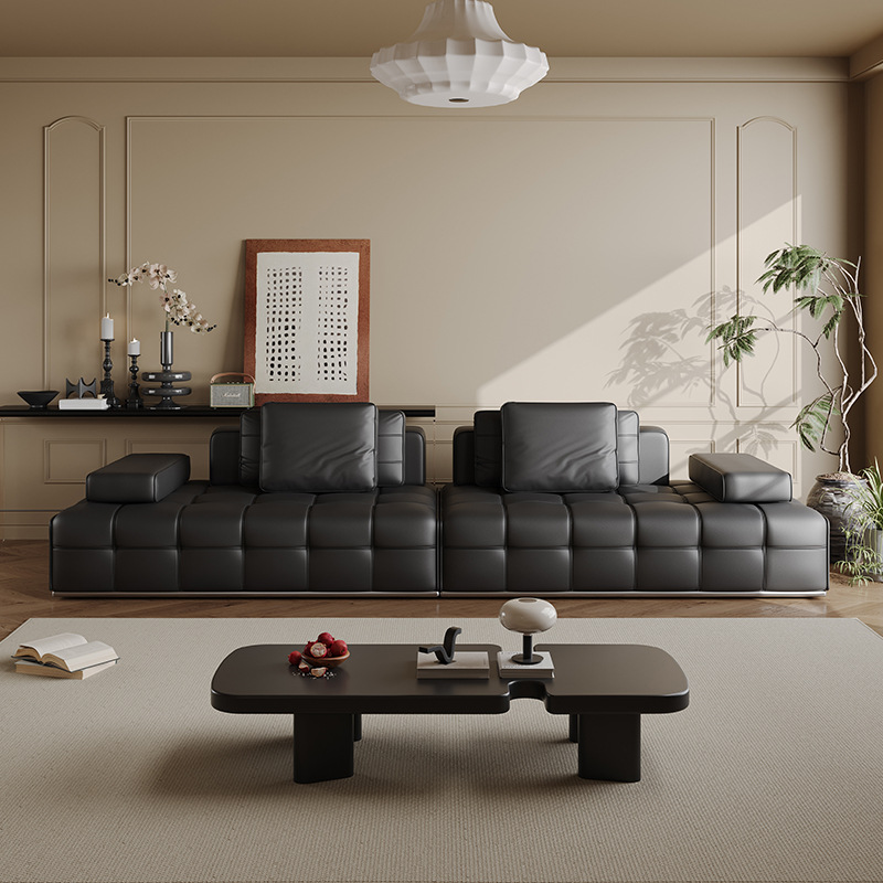 leather couch set living room sofa