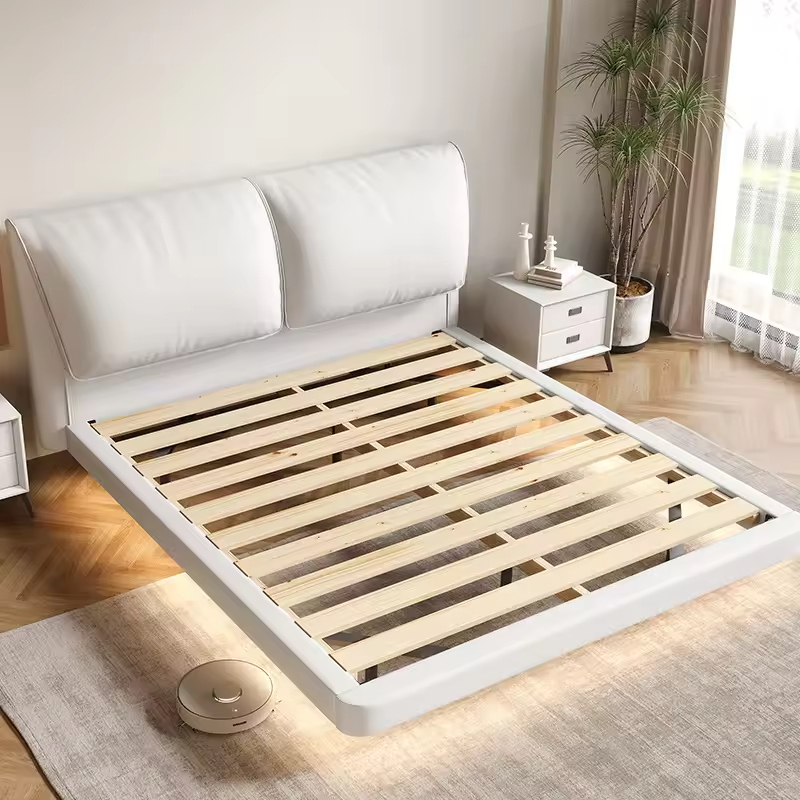 Удобная современная плавающая кровать размера «король-размер»