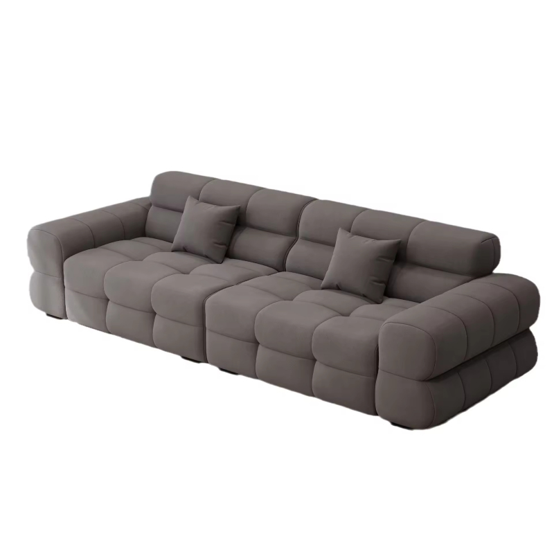 모던하고 저렴한 크림색 패브릭 소파 벨벳 카우치