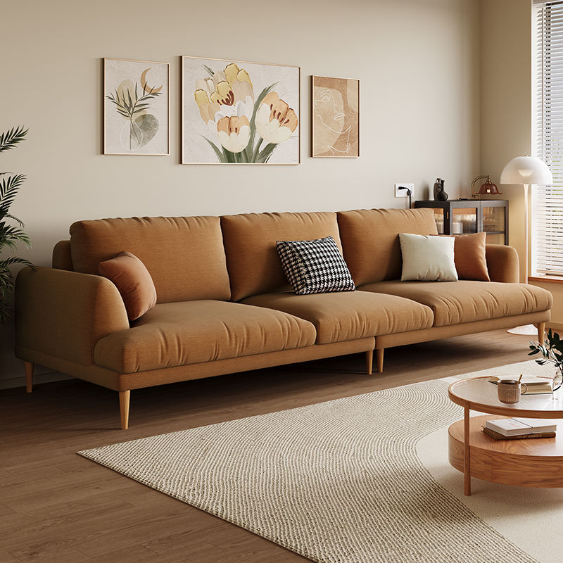 Set canapele modulare confortabile din catifea albă pentru living