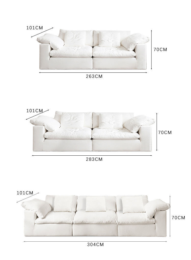 Canapea modulară Cloud Canapea elegantă din material textil pentru casă