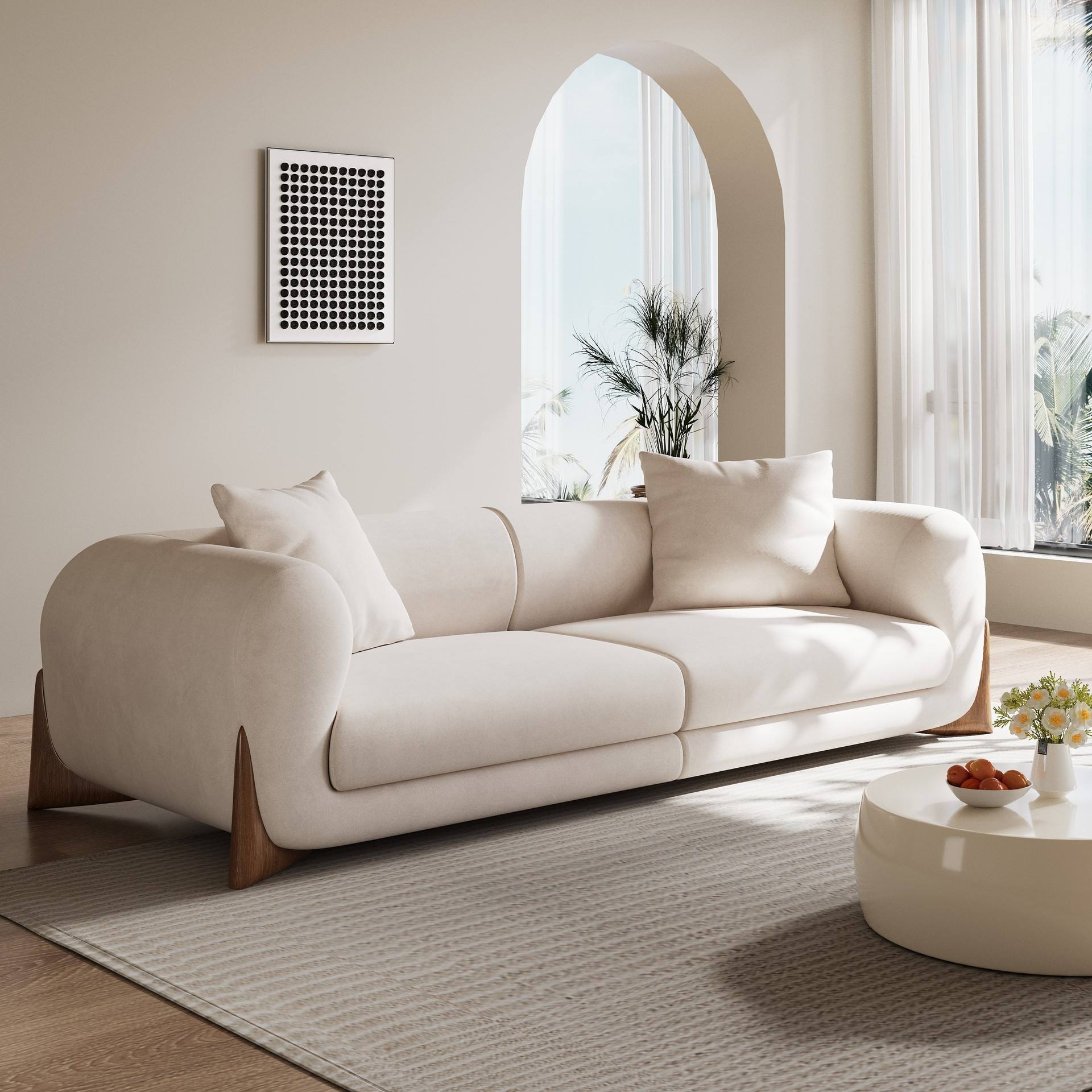 fabric sofa set for living room