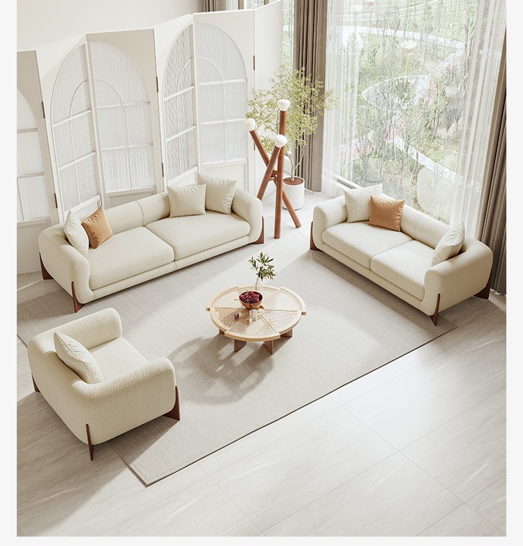 fabric sofa set for living room