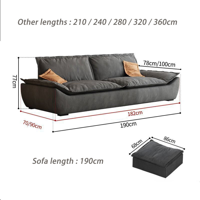 2 seater sofa grey fabric