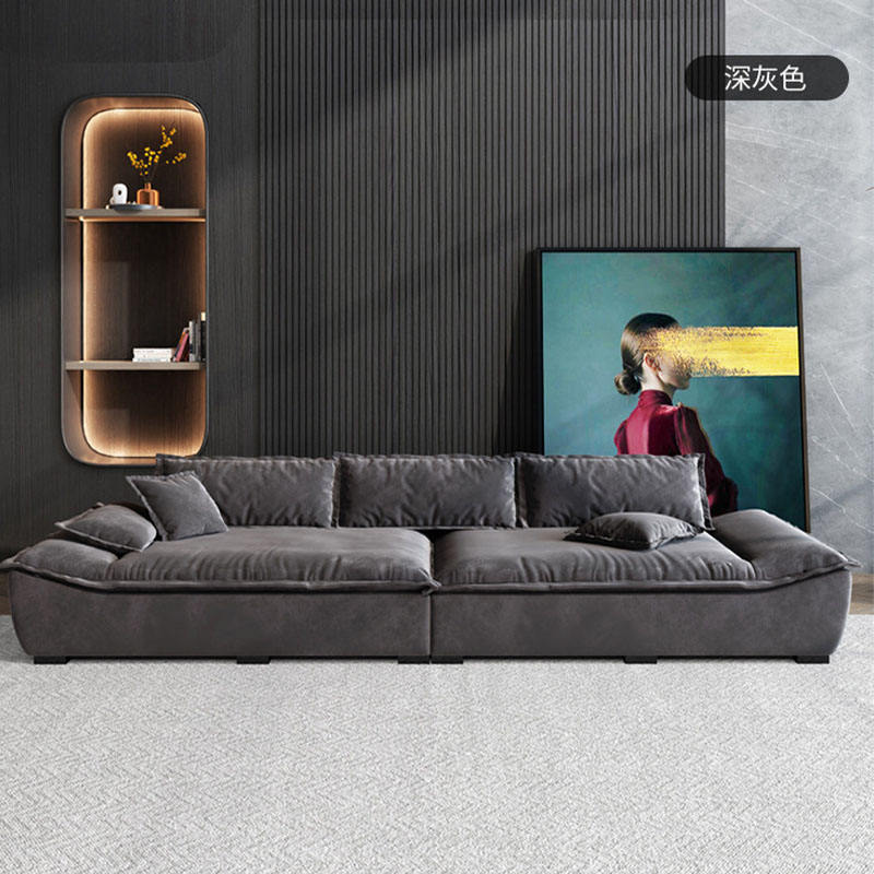 Canapea din catifea portocalie pentru sufragerie