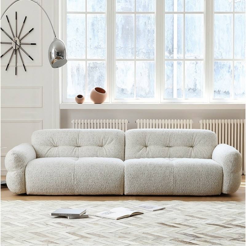 Canapea tapițată pentru casă, canapea din material textil, canapea cu 4 locuri