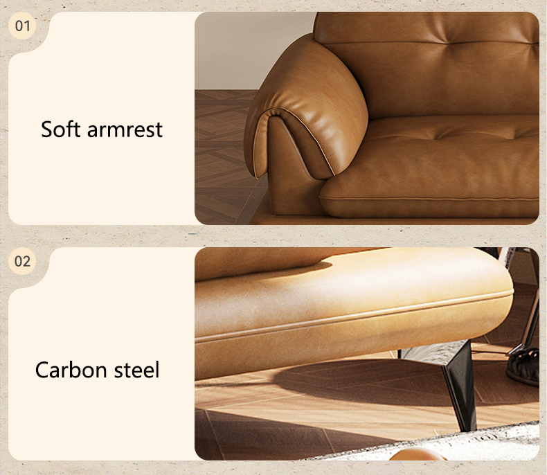 modern leather sofa