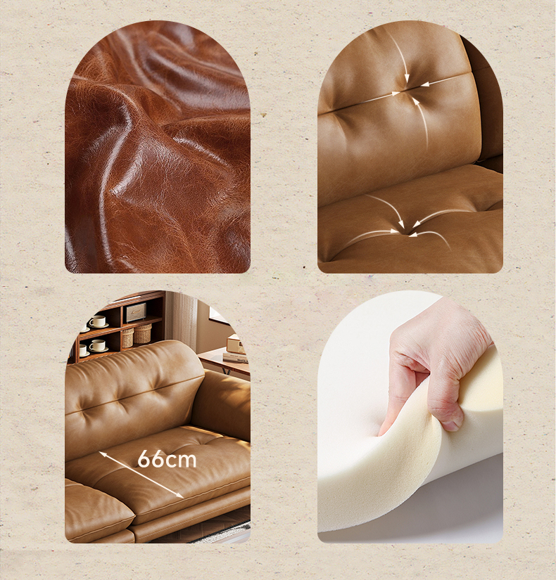 modern leather sofa
