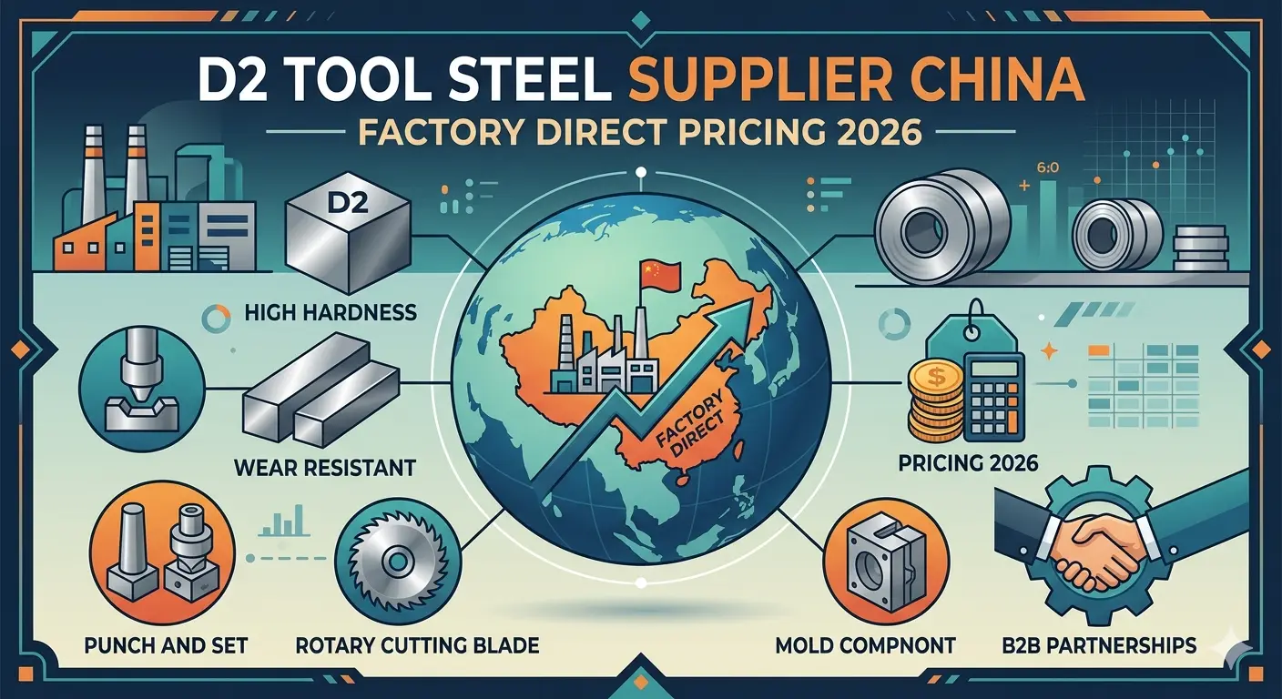 D2 Tool Steel Supplier China — Factory Direct Pricing 2026