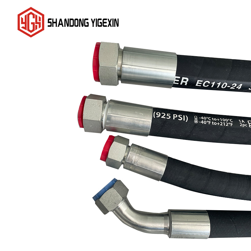 Customized All Types of Braided Rubber Hose and Fittings Universal Use Hydraulic Hose Assembly