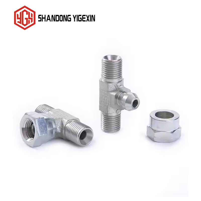 BB BSP Male 60°Seat/BSP Female 60° Cone Branch TEE Fittings