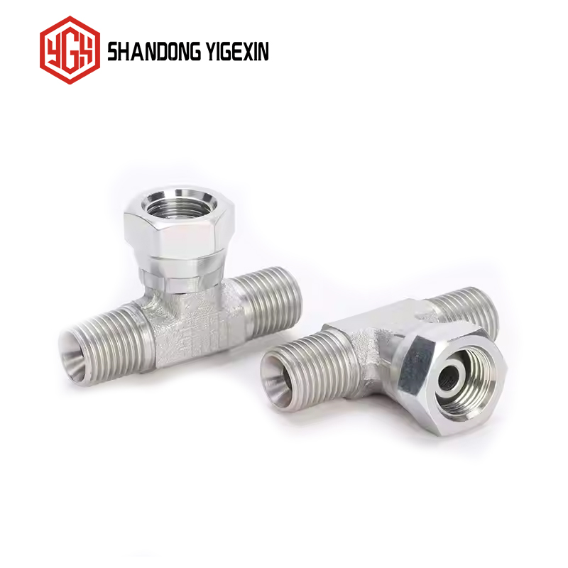 BB BSP Male 60°Seat/BSP Female 60° Cone Branch TEE Fittings