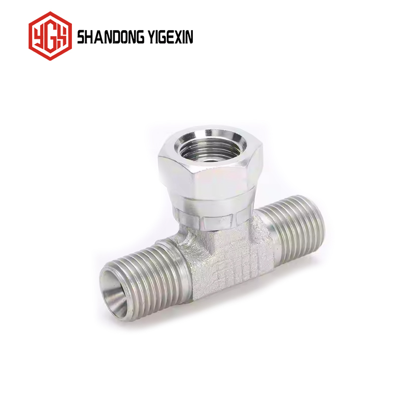 BB BSP Male 60°Seat/BSP Female 60° Cone Branch TEE Fittings