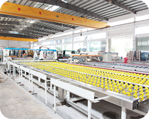 EVA fabric laminated glass decorative panel
