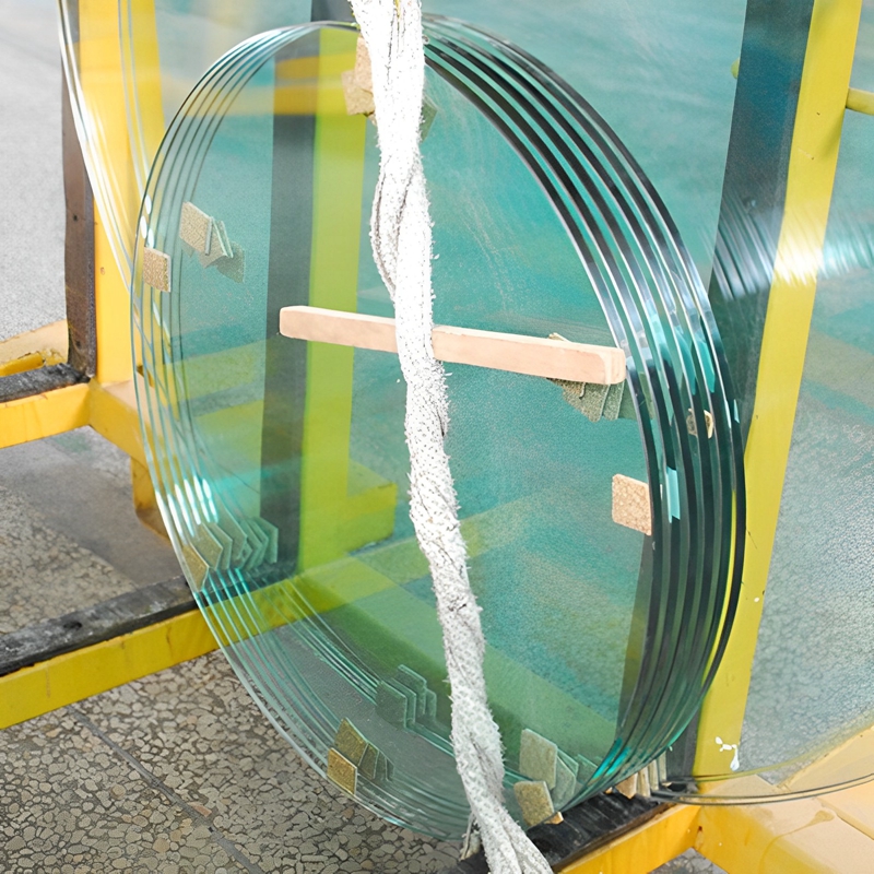 Irregular Shape Tempered Glass Balustrade and Partition
