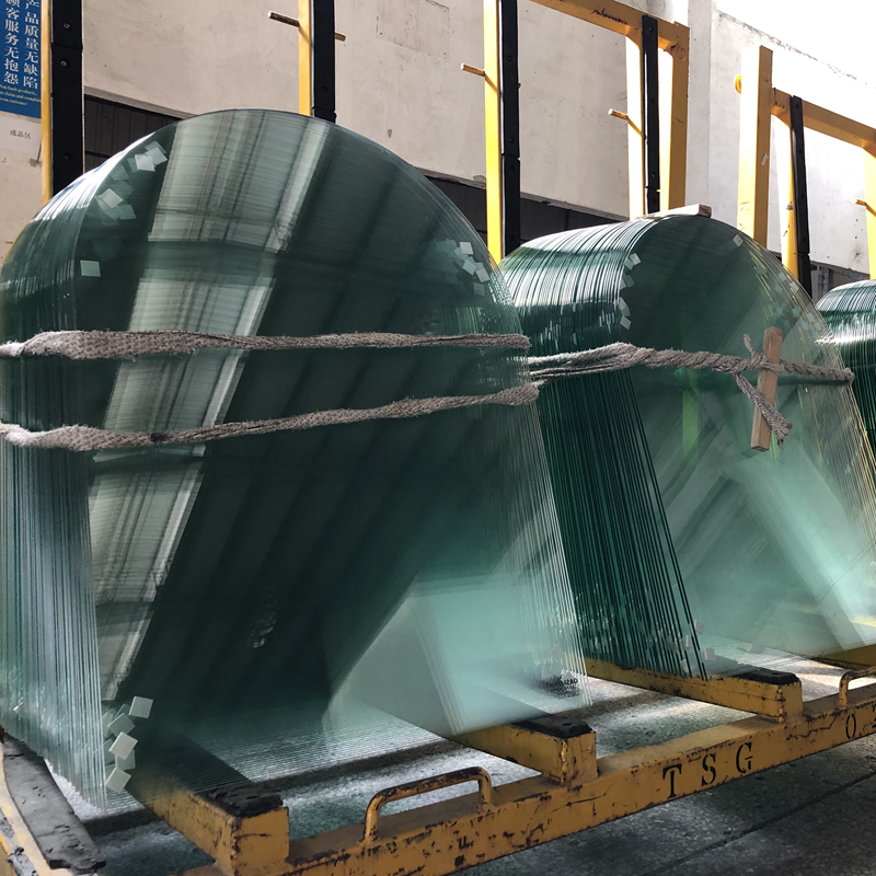 Irregular Shape Tempered Glass Balustrade and Partition
