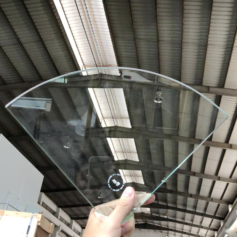 10mm Polish Edge Clear Tempered Glass Shower Caddy