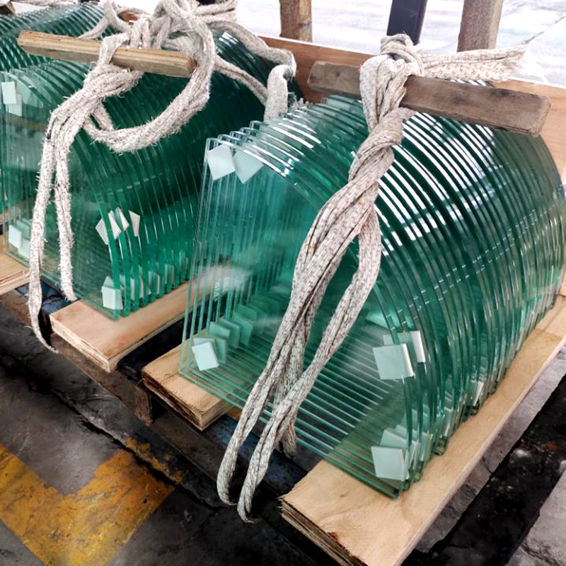 10mm Polish Edge Clear Tempered Glass Shower Caddy