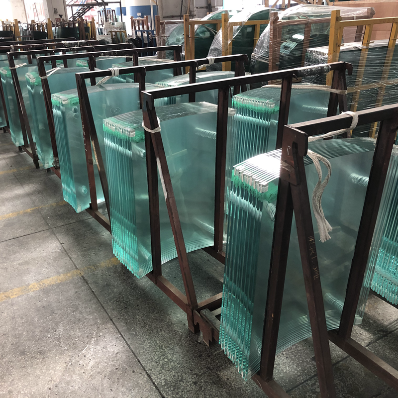 Ultra-Clear Crystal Texture Curved Tempered Glass: Window