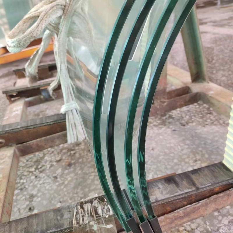 Clear Tempered Glass - Curved Fence for Pool