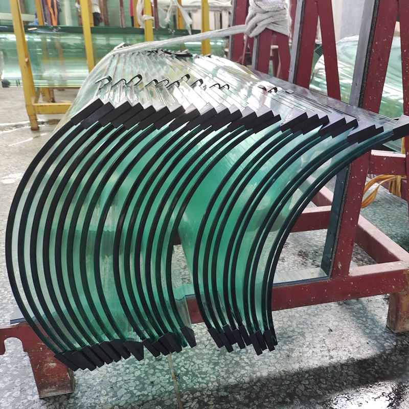 Clear Tempered Glass - Curved Fence for Pool