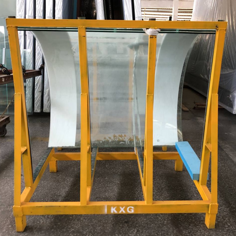 Stylish Durable Bent Toughened Glass Curtain Wall