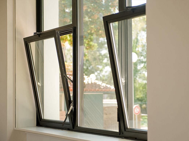 heat-strengthened glass window and door