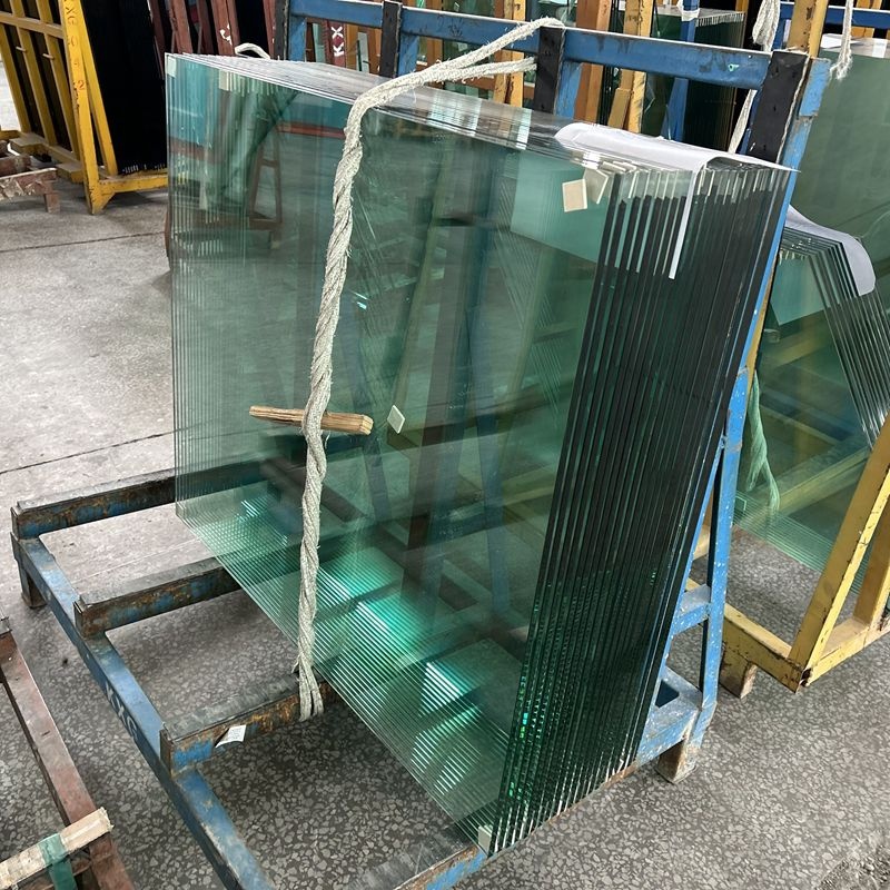 Heat-Strengthened Glass Desktop Durable Modern Workspace