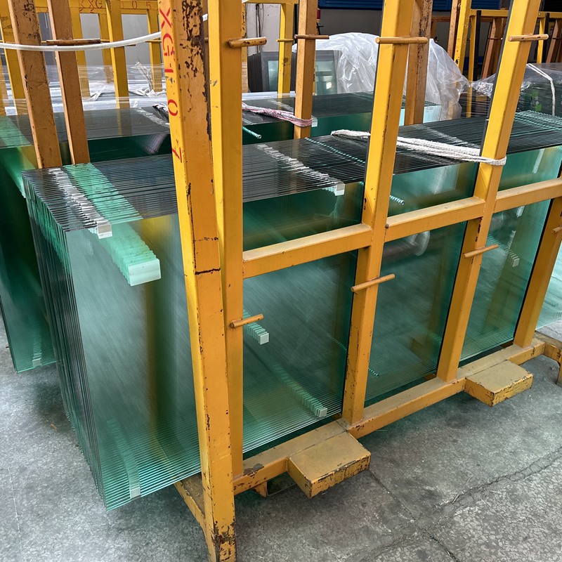 Heat Strengthened Clear Glass Bathroom Wall