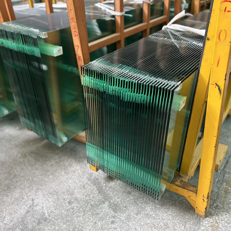 Heat Strengthened Clear Glass Bathroom Wall