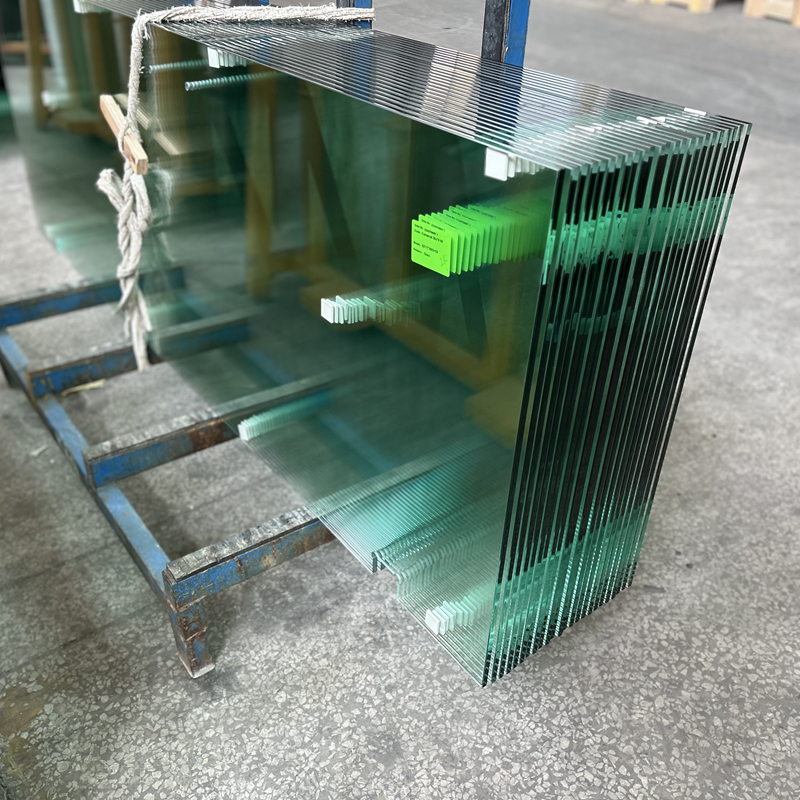 Heat Strengthened Clear Glass Bathroom Wall