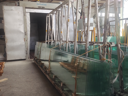 heat soaked low-iron glass