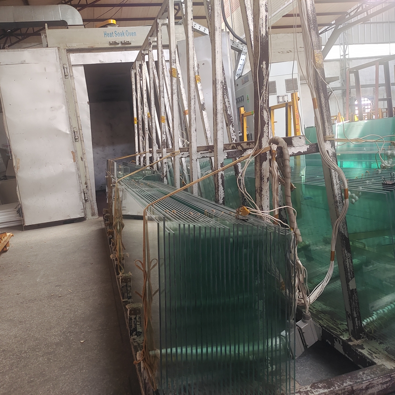Clear Toughened Glass Heat Soak Test BS/EN Standard Quality