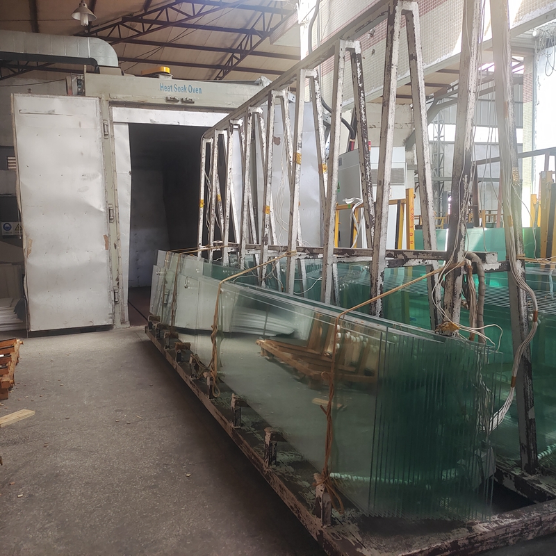 Clear Toughened Glass Heat Soak Test BS/EN Standard Quality