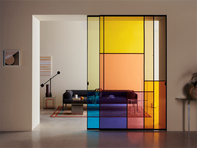 PVB laminated glass panels