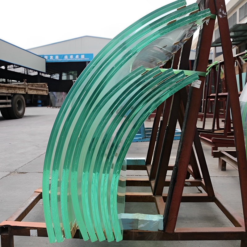 Curved Laminated Glass for Shatterproof Curtain Wall