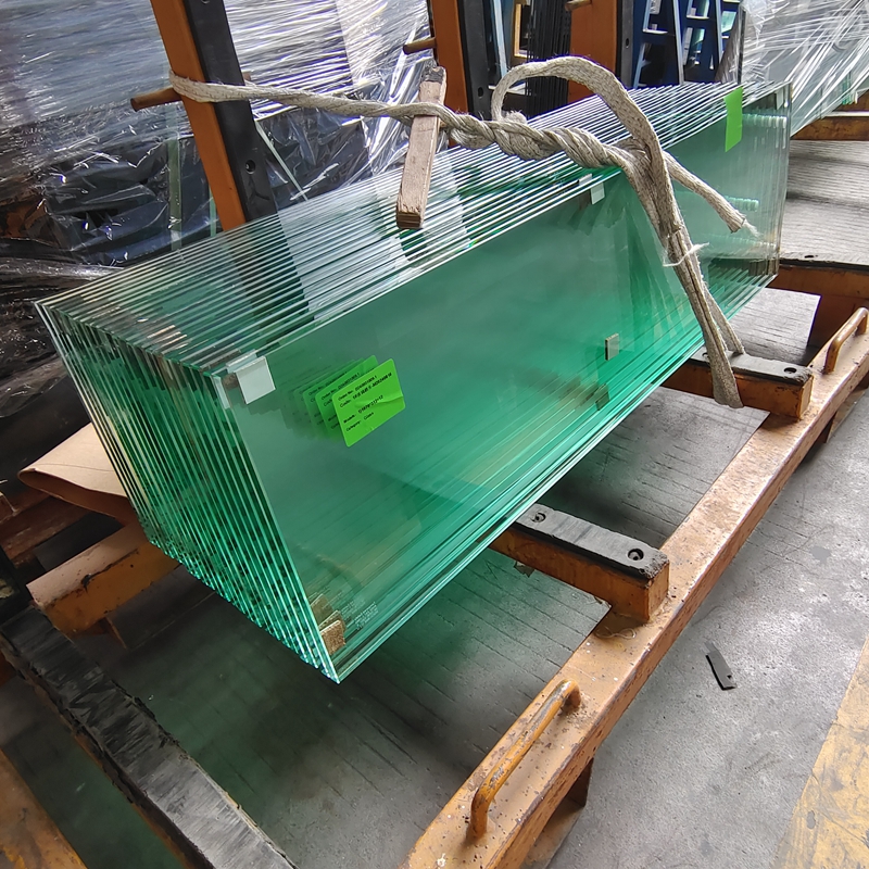 Clear Anti-Slip Laminated Safety Glass Stair pedal