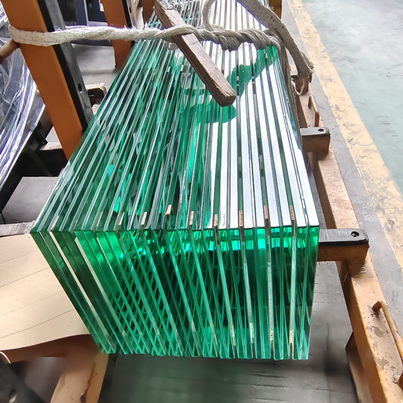 Clear Anti-Slip Laminated Safety Glass Stair pedal