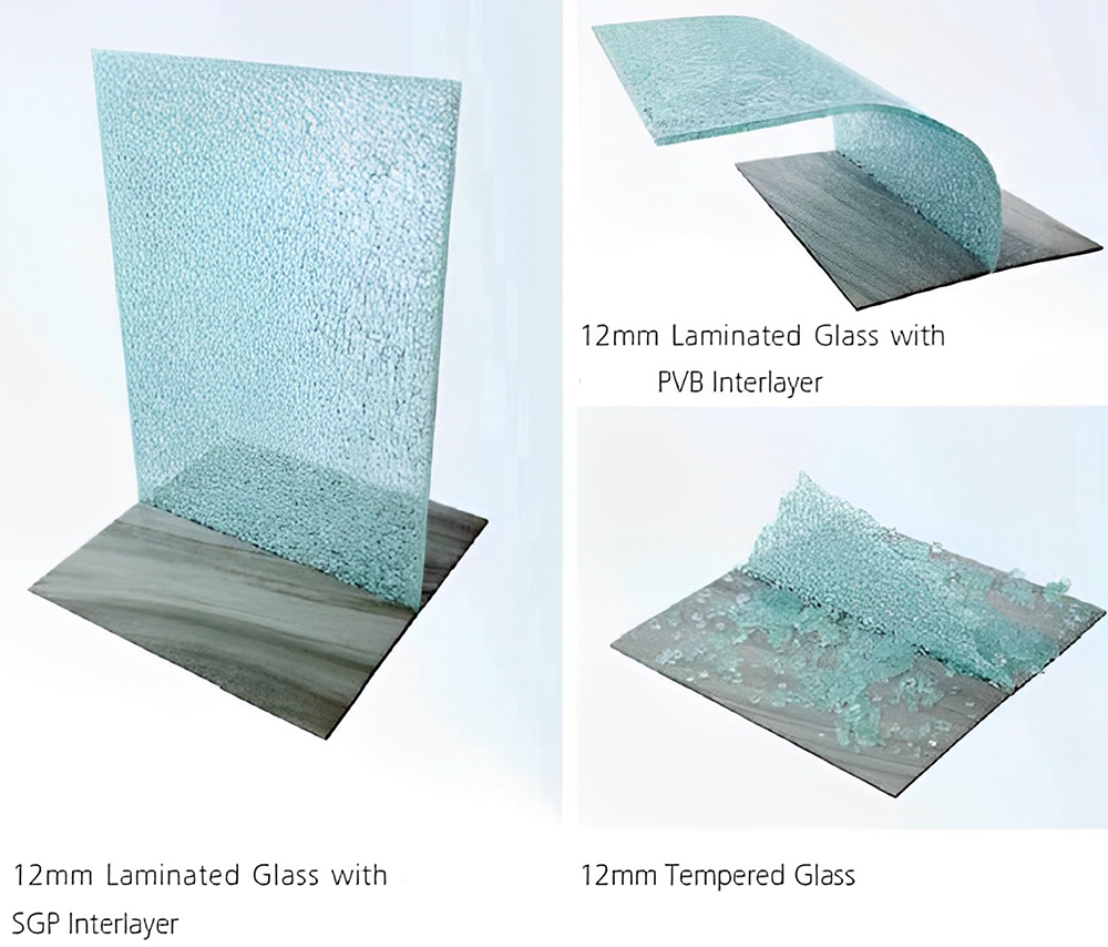 curved glass wall panels