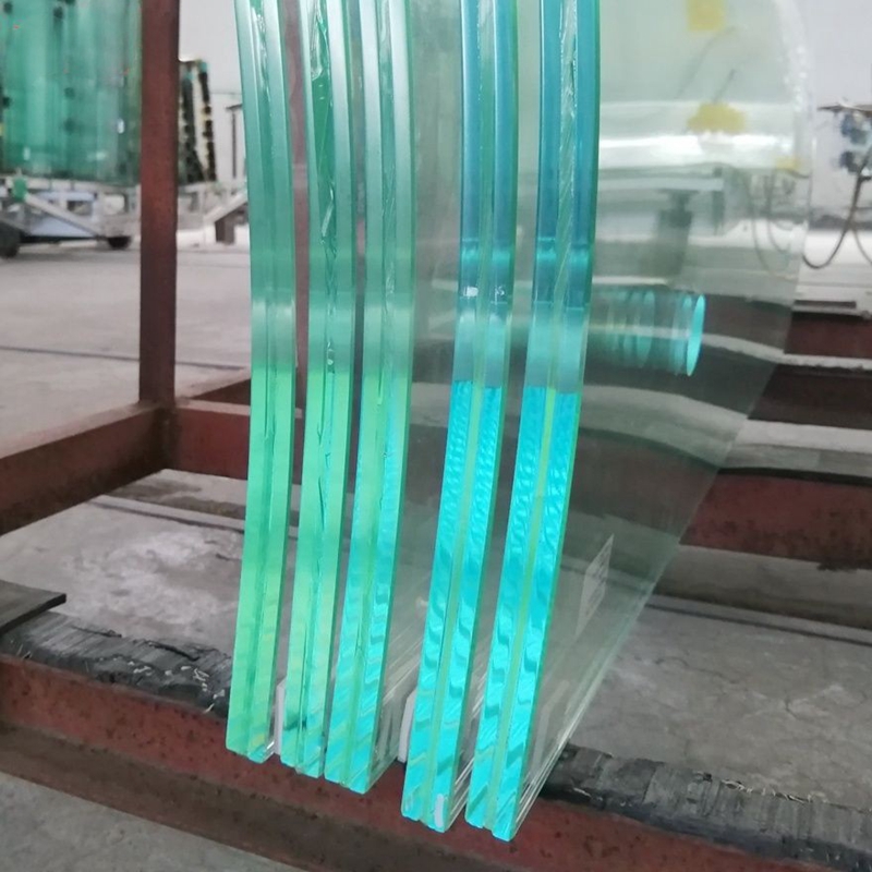 Curved SGP Laminated Safety Glass for Wall Panels