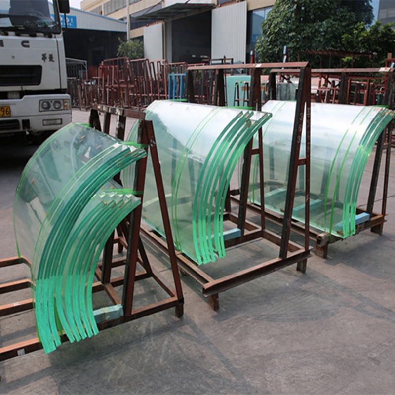 Curved SGP Laminated Safety Glass for Wall Panels