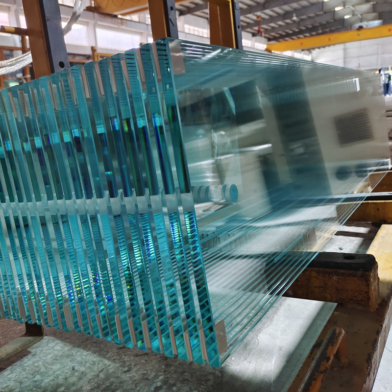 Ultra Clear Anti-Slip SGP Laminated Glass Stair Pedal
