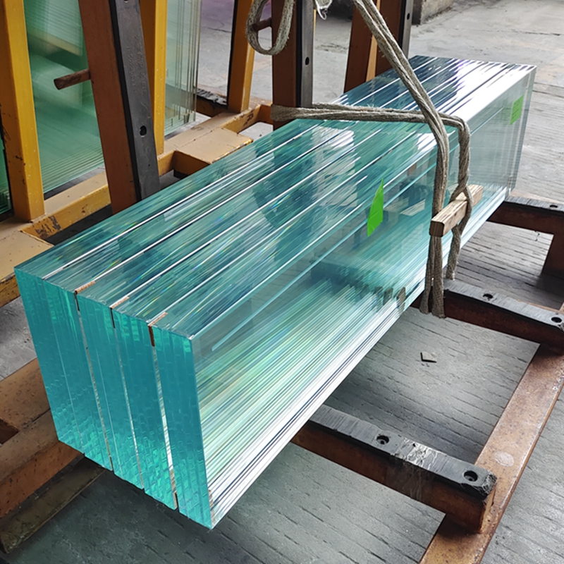 Ultra Clear Anti-Slip SGP Laminated Glass Stair Pedal