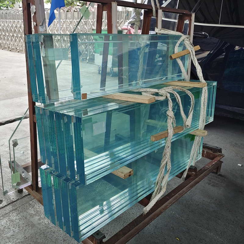 Ultra Clear Anti-Slip SGP Laminated Glass Stair Pedal