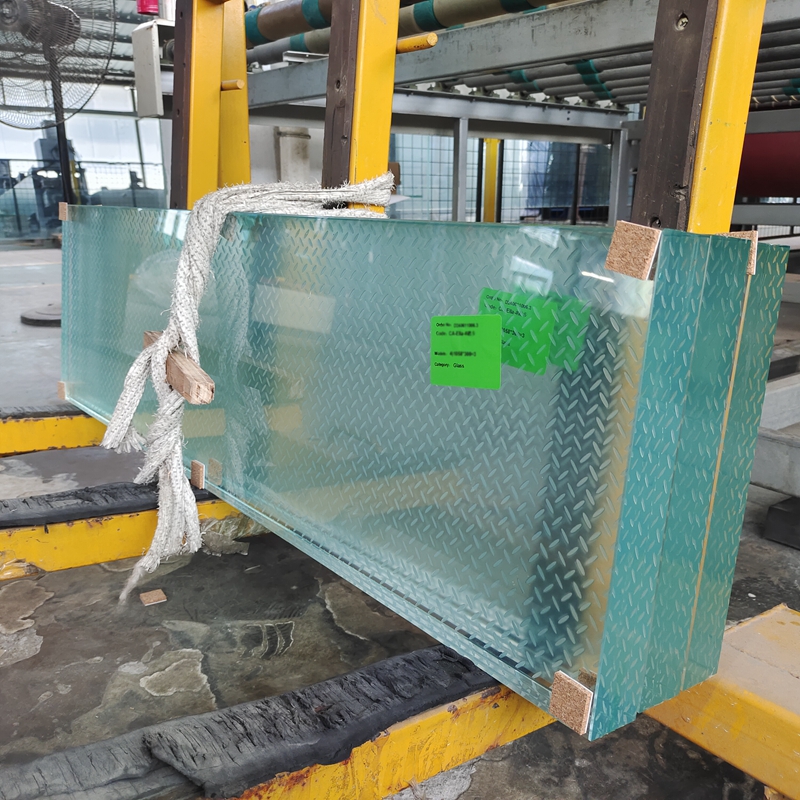 Ultra Clear Anti-Slip SGP Laminated Glass Stair Pedal