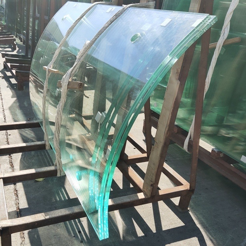 8+8/10+10mm SGP Laminated Glass Railings Building Glass Facade Wall